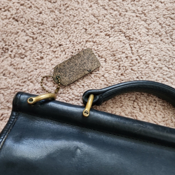 PROJECT Vintage Coach blue navy Willis 9927 - Picture 5 of 6